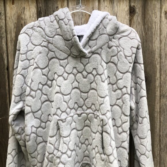 Disney Mickey Mouse Fleece Lounge Hoodie Large - Picture 7 of 10
